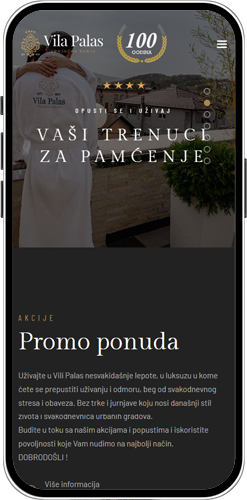 Vila Palas Vrnjačka Banja na mobilnom